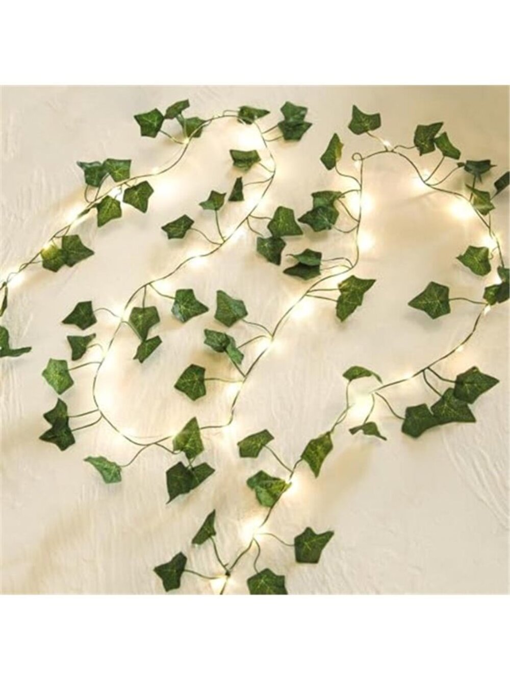 33Ft Ivy Vine Fairy Lights 100 LED Battery Operated Waterproof Wedding Garland